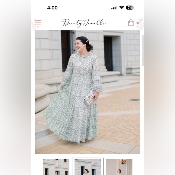 Garden Reverie Maxi Dress - Picture 8 of 9